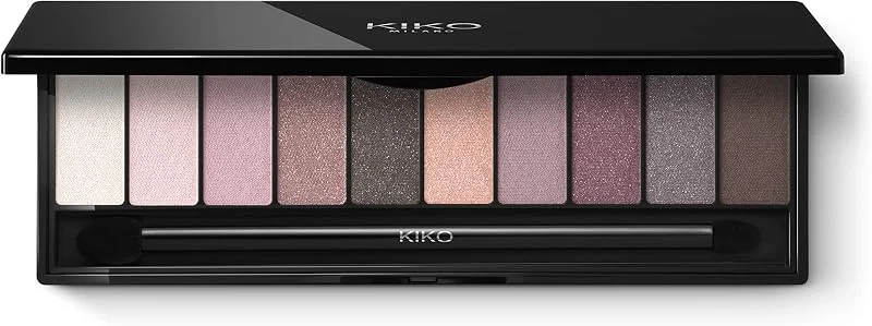 KIKO Milano Soft Nude Eyeshadow Palette 01, Palette Avec 10 Ombres À Paupières Aux — Maquillage