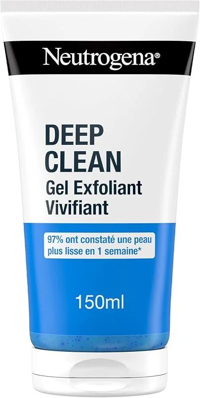 Neutrogena Gel Exfoliant Vivifiant, Peau plus lisse, tube de 150 ml — Soin de la peau