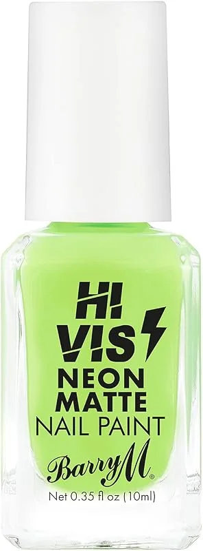 Barry M Cosmetics Hi Vis Vernis à ongles fluo mat - Vert (Lime Spark) — Maquillage