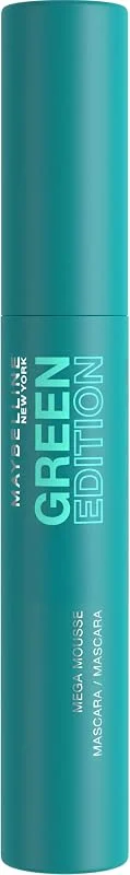 Maybelline New York Mascara Volume Mega Mousse Beurre Karité Blackest Black — Maquillage