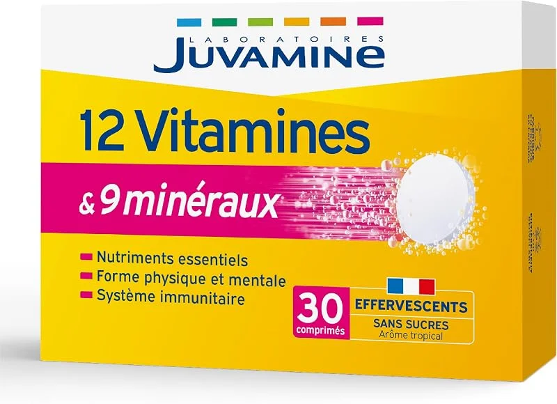 JUVAMINE 21 Vitamines & Minéraux - Immunité, Énergie, Vitalité - 30 Cpr — Complements alimentaires