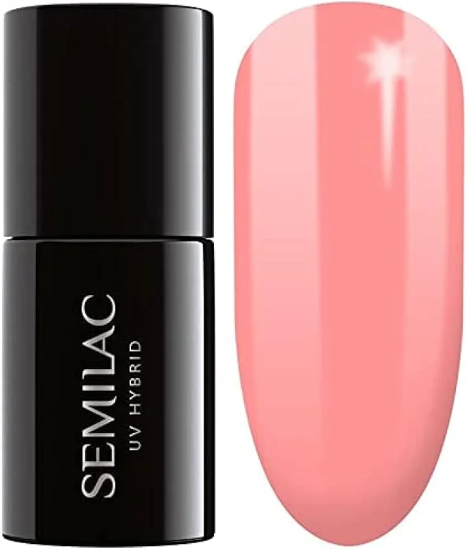 Semilac Vernis à ongles gels semi-permanents UV 102 Pastel Peach 7ml — Maquillage