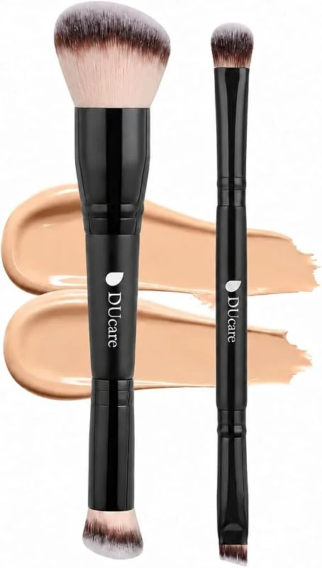 DUcare pinceaux maquillages à double extrémité pinceau fond de teint