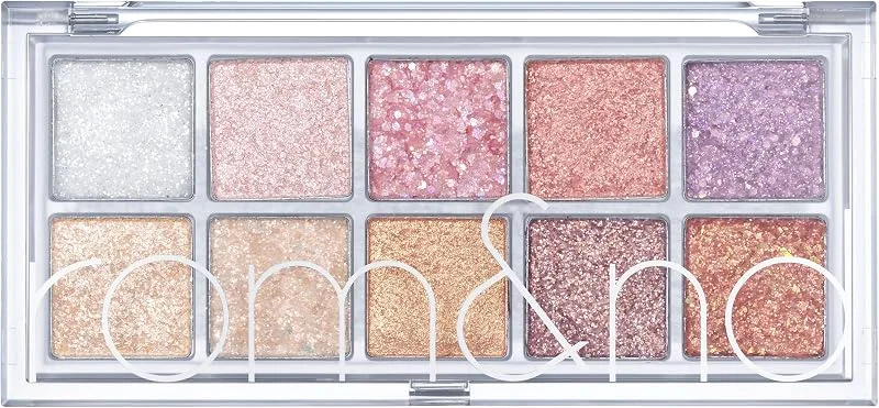 rom&nd Better Than Palette (5 couleurs) 7, 5 g (00 lumières et jardin pailletés) — Maquillage