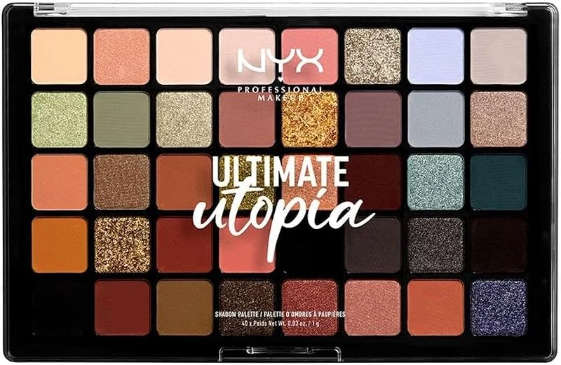 NYX Professional Makeup Palette de Fards à Paupières Ultimate Shadow Palette, Pigments — Maquillage