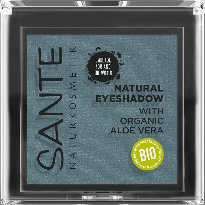 SANTE Naturkosmetik Ombre à paupières Natural Eyeshadow 03 Nightsky Navy, teinte mate — Maquillage