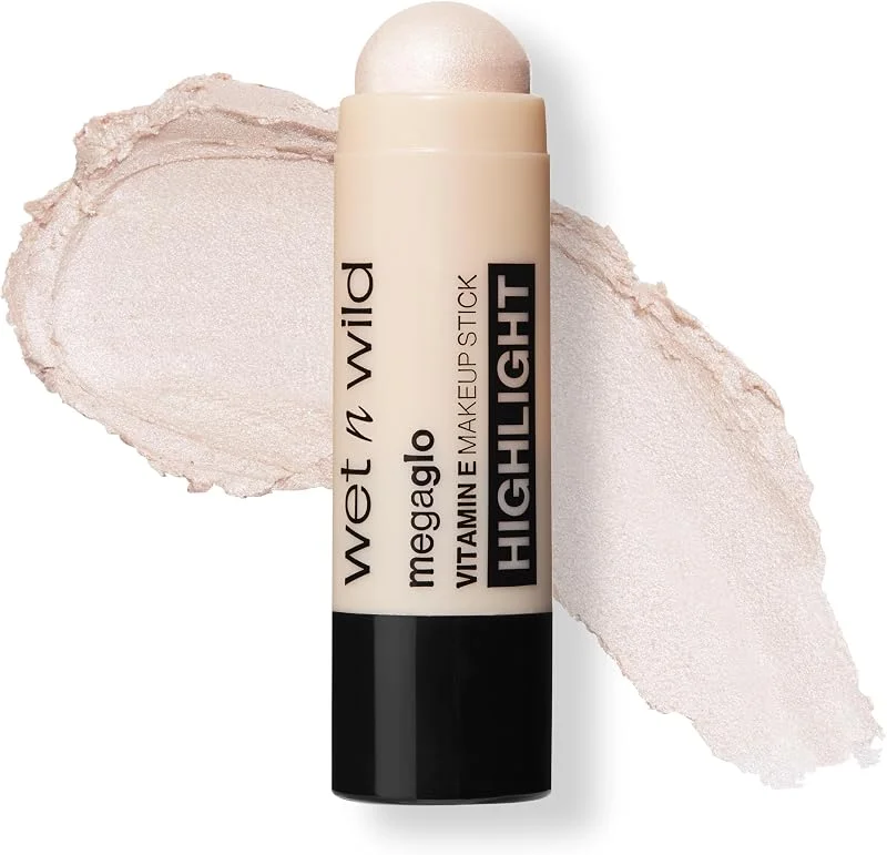 Wet n Wild, Mega Glo Vitamin E Makeup Stick, Stick Highlighter Polyvalent pour les — Maquillage