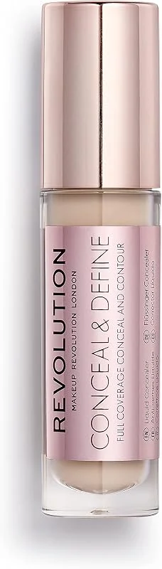 Makeup Revolution, Conceal & define, Anti-Cernes, C4, 4ml — Maquillage
