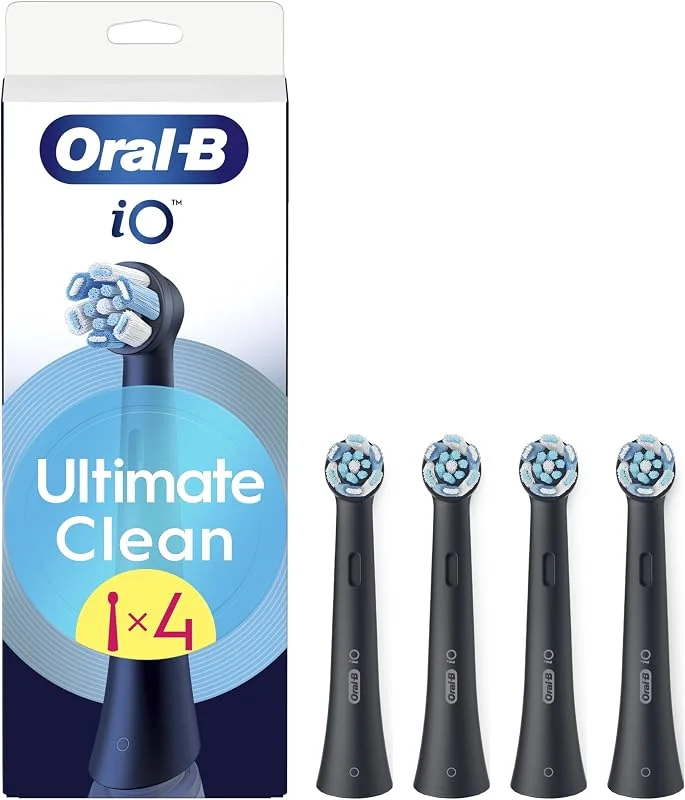 Oral-B Brossettes de Rechange Ultimate Clean, lot de 4, Noires — Complements alimentaires