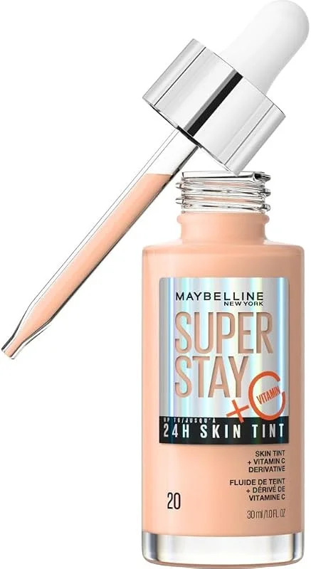 Maybelline New York Superstay Skin Tint Fond de Teint Vitamine C 24H 30ml — Maquillage