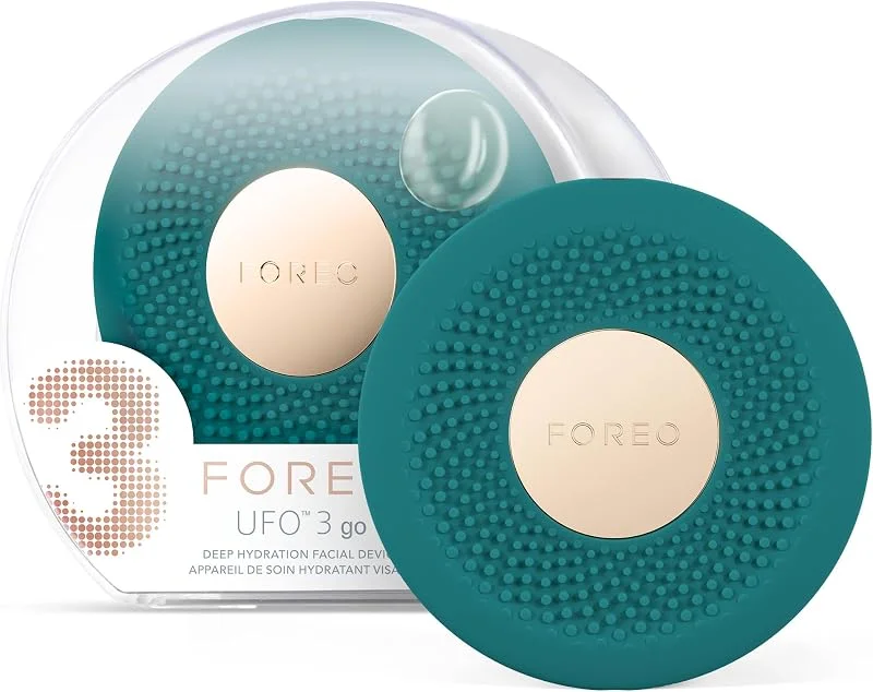 FOREO UFO 3 Go Soin Masque Visage Voyage - Hydratant, Lumière Rouge — Soin de la peau