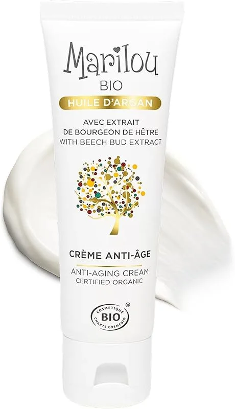 Marilou Bio - Crème visage Anti-âge à l'Huile d'Argan bio - Rides, manque de — Soin de la peau