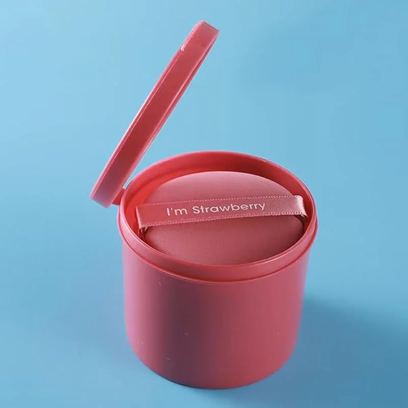 1 boîte de 7 houppettes cosmétiques avec boîte en forme de goutte d'eau ronde double face éponge de