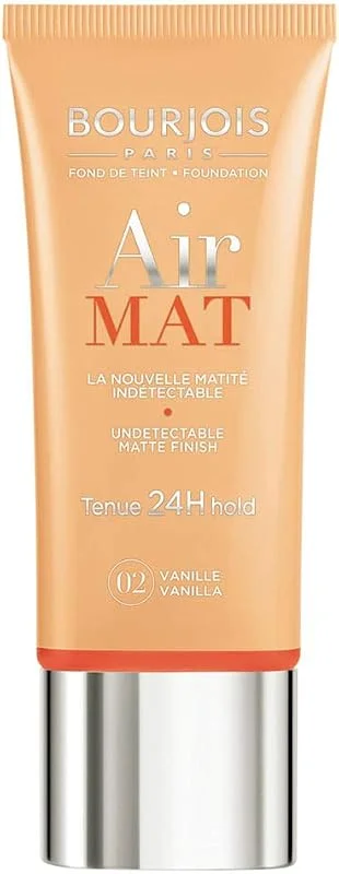Bourjois - Air Mat 24h Fond de teint - 02 Vanilla - 30ml — Maquillage
