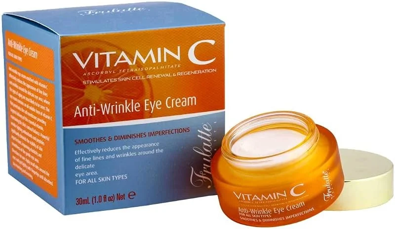 Crème contour des yeux anti-rides Vitamine C par Frulatte — Soin de la peau