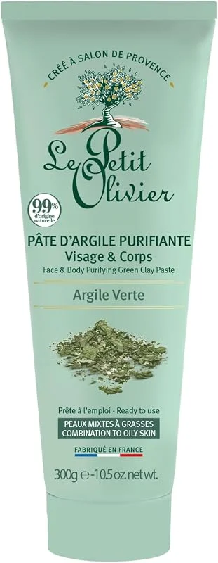 LE PETIT OLIVIER Pâte d'Argile Purifiante Argile Verte 300g — Soin de la peau