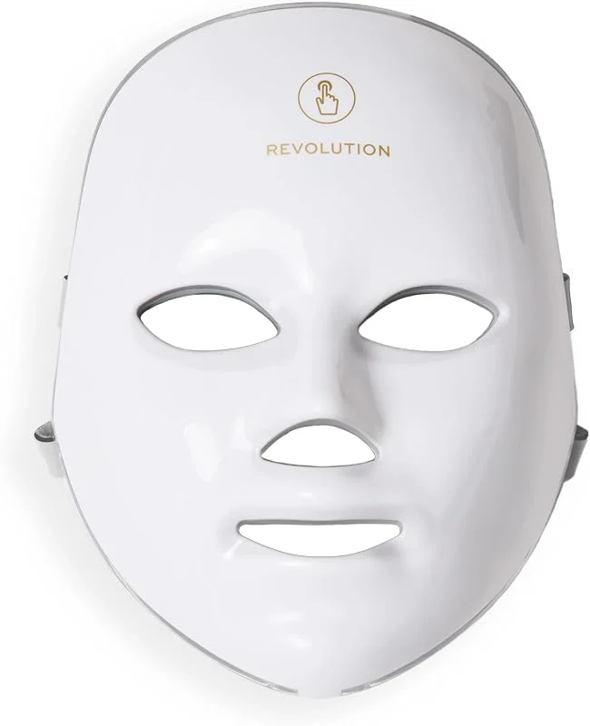 Revolution Pro Miracle LED Face Mask, Masque LED rouge & bleu, 90 lumières — Soin de la peau