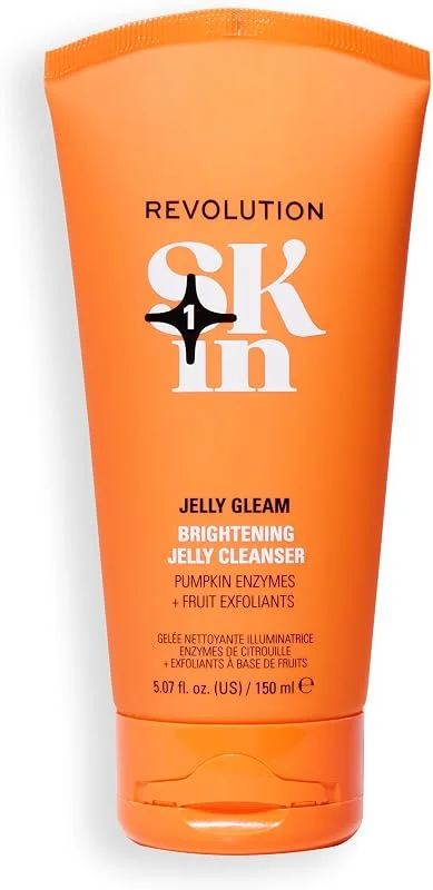 Revolution SKin, Jelly Glow Brightening Cleanser, Detergente Viso Illuminante con — Soin de la peau