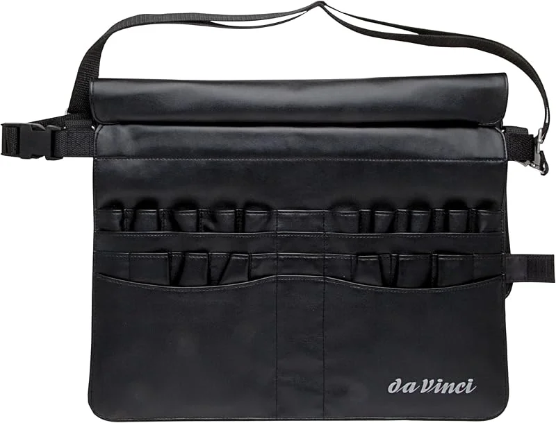 da Vinci, Sacoche pour pinceaux avec Ceinture et bandoulière, Vide, Vegan, Similicuir, Permet de