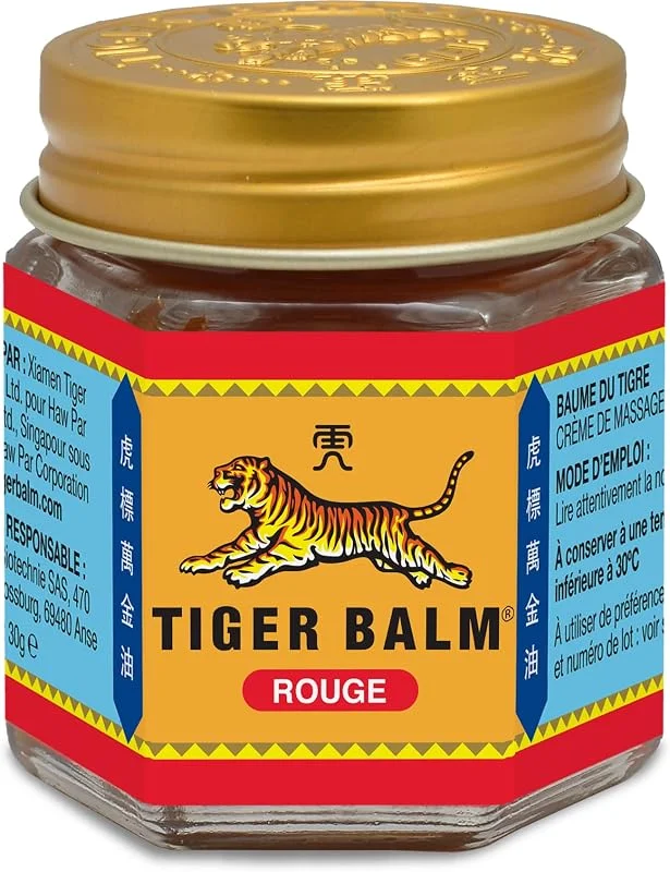 Tiger Balm Baume du Tigre Baume Rouge, Effet chaud, Avant l'effort, 30 g — Complements alimentaires