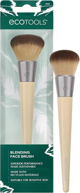 EcoTools Blending Face Makeup Brush, For Foundation, Bronzer, & Blush, Multipurpose — Maquillage