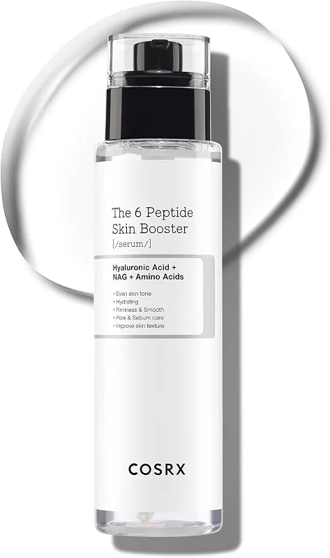 COSRX 6 Peptide Collagen Booster Toner Serum, Essence Faciale Boostant le Renouvellement Cutané