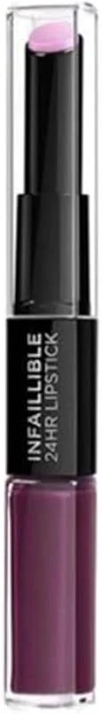 L'OREAL PARIS Infaillible Rouge à Lèvres Duo Tenue 24H 217 Eternal Vamp 1 Unité — Maquillage