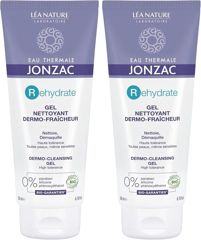 Eau Thermale Jonzac Gel Nettoyant Dermo-Fraîcheur Visage (Lot de 2) — Soin de la peau