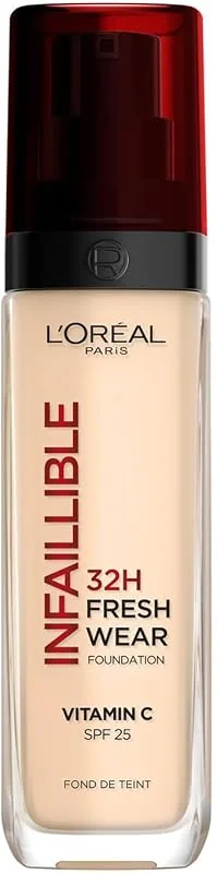 L'Oréal Paris Infaillible 32h Fresh Wear Fond de Teint Porcelaine 30ml — Maquillage