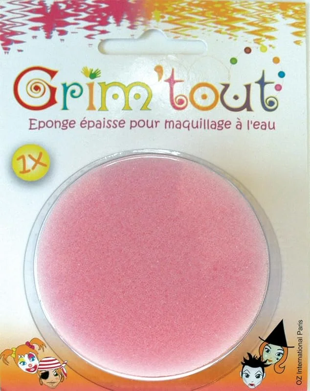 Grim'Tout - Eponge de Maquillage - Applicateur et Démaquillant Visage et Corps - Pour Appliquer la