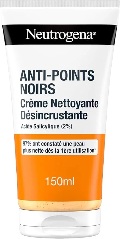 Neutrogena Crème Nettoyante Désincrustante Anti-Points Noirs, 150 ml — Soin de la peau