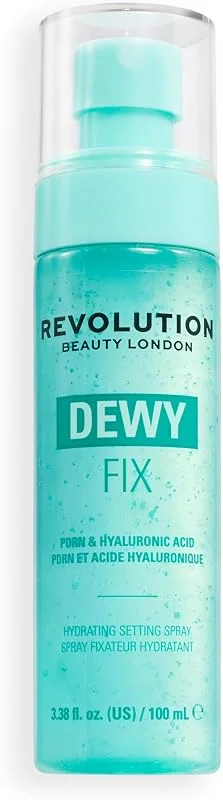 Revolution Dewy Fix PDRN + HA, spray fixateur hydratant, 100 ml — Maquillage