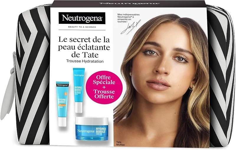 Neutrogena Trousse Soin Visage Hydro Boost – Coffret cadeau avec Crème Contour des — Soin de la peau