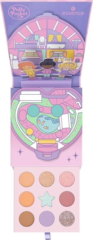essence Polly Pocket eyeshadow palette de fards à paupières, chatoyant, intense en — Maquillage
