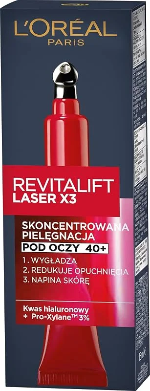 L'Oreal Paris Revitalift Laser X3 Soins Avancés Anti-Age Yeux 15Ml — Soin de la peau