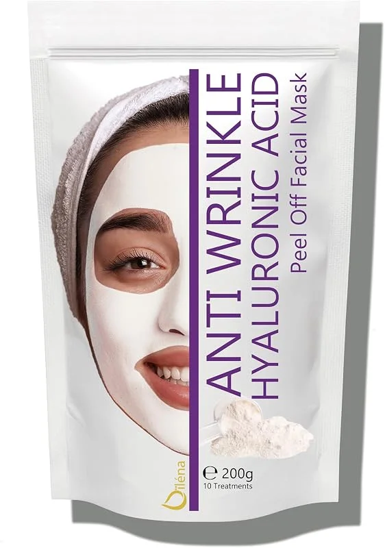 Masque Anti-rides à l'Acide hyaluronique Masque Peel-Off Masque d'Alginate (200 g) — Soin de la peau