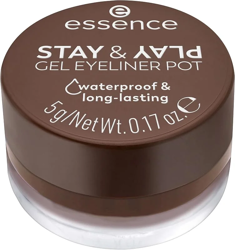 essence STAY & PLAY GEL EYELINER POT eyeliner gel, longue durée, hautement pigmenté, ne — Maquillage