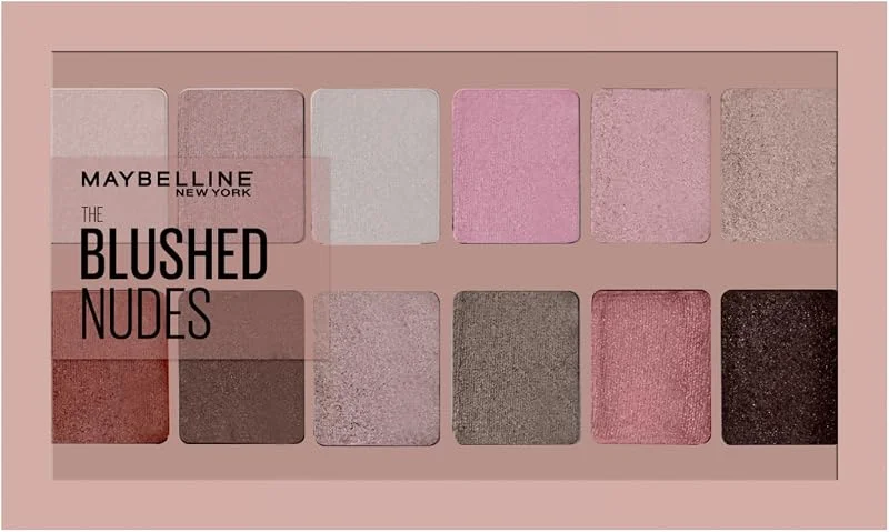 Maybelline New York EyeStudio Palette Ombre à Paupières 01 Blushed Nudes — Maquillage