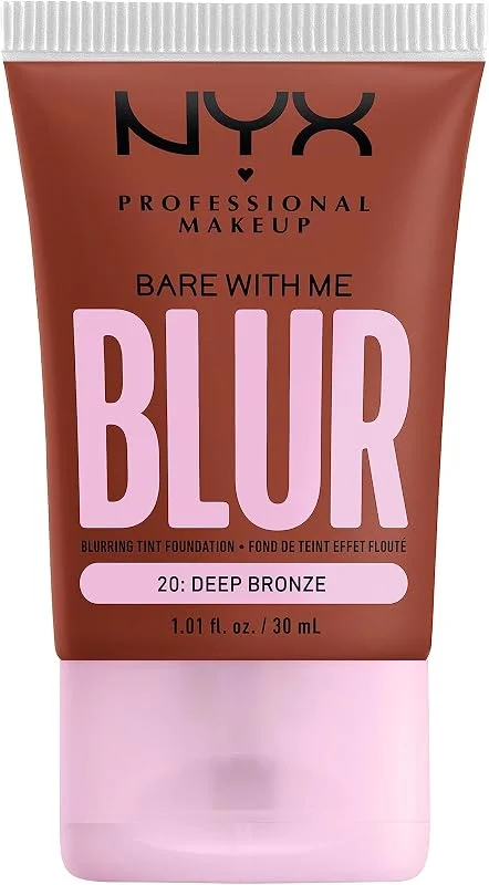 NYX Professional Makeup Fond de Teint Effet Flouté Bare With Me Blur, Couvrance — Maquillage