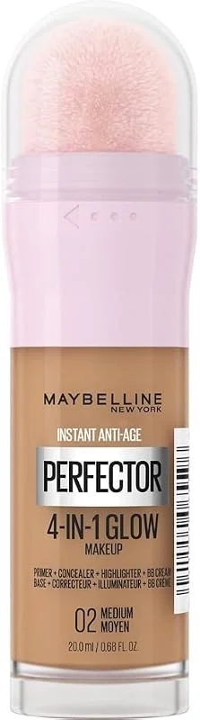 Maybelline New York Instant Glow Perfector 4-en-1 Teint Medium 02 20ml — Maquillage