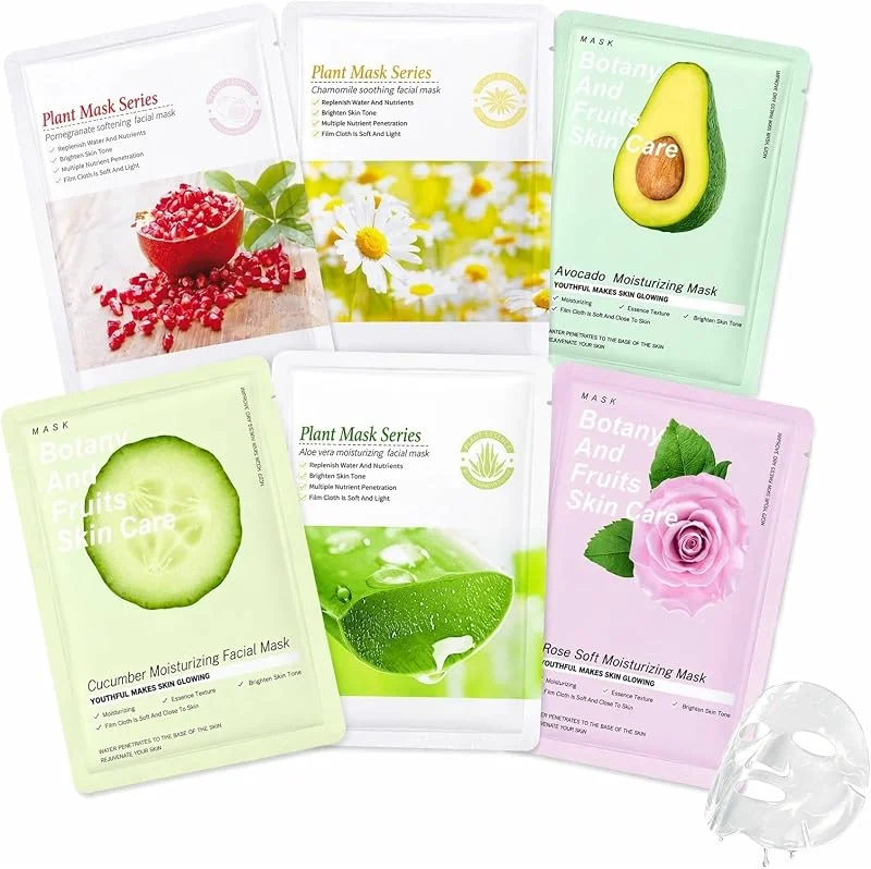 Masque visage - Masque beauté - Masque Tissu Hydratant, réparateur peau terne du — Soin de la peau