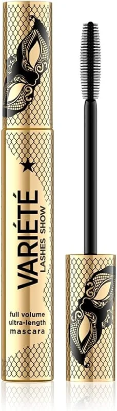 Eveline Cosmetics Variété Mascara Lashes Show Noir – Volumateur et Allongeant, Sans — Maquillage