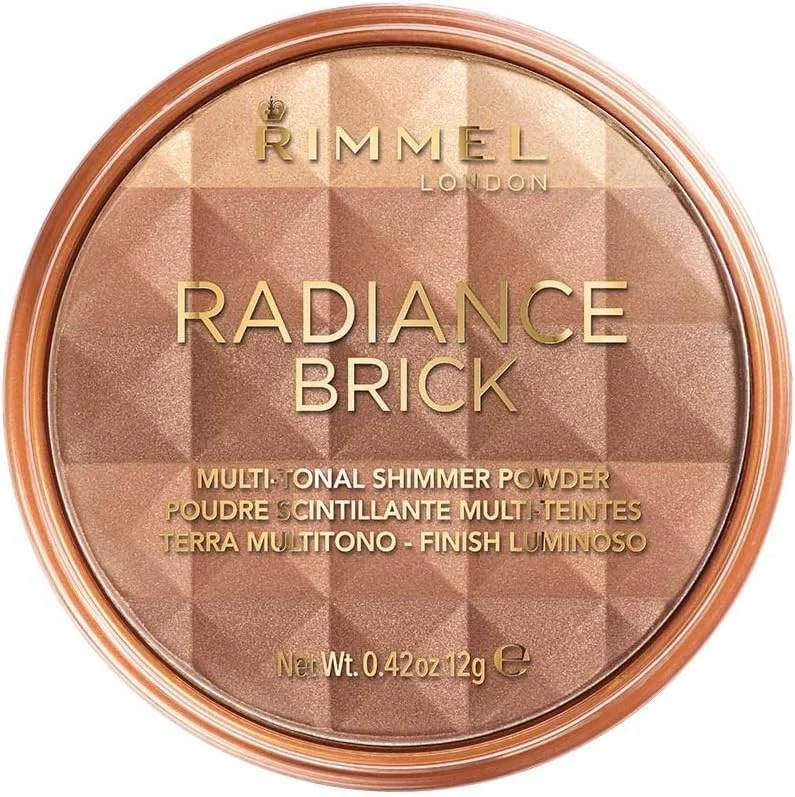 Rimmel London Radiance Shimmer Brick 002 in Polvere — Maquillage