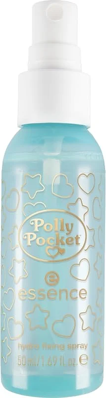 essence Polly Pocket hydro fixing spray fixateur, humidifiant, hydratant, fixant (50ml) — Maquillage