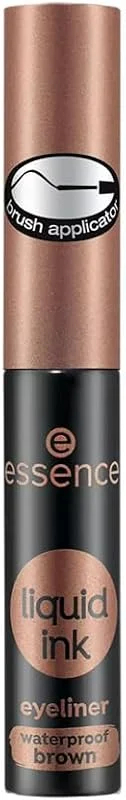 essence eyeliner liquid ink eyeliner encre liquide marron waterproof - 3 ml — Maquillage