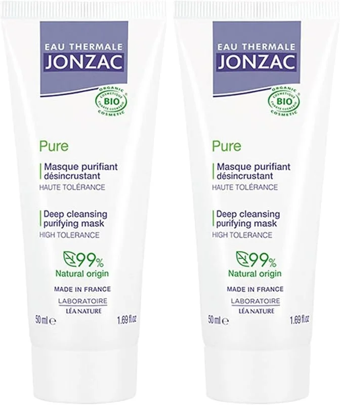 Eau Thermale Jonzac - PURE - Masque purifiant désincrustant 50ml (Lot de 2) — Soin de la peau