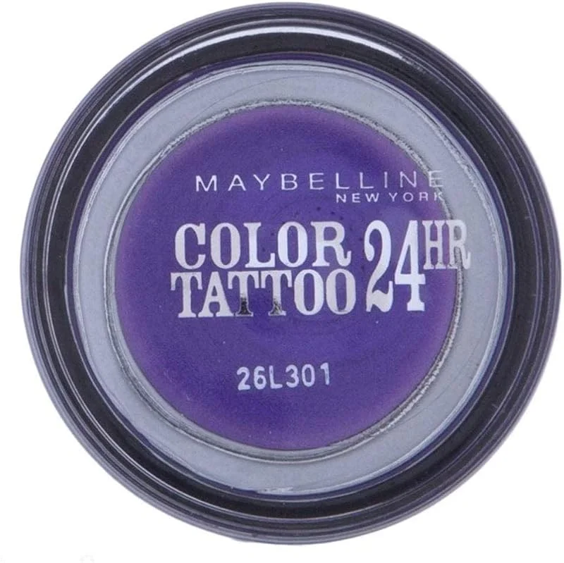 Gemey Maybelline Eyestudio Color Tattoo 24h Ombre à Paupières 15 Endless Purple — Maquillage