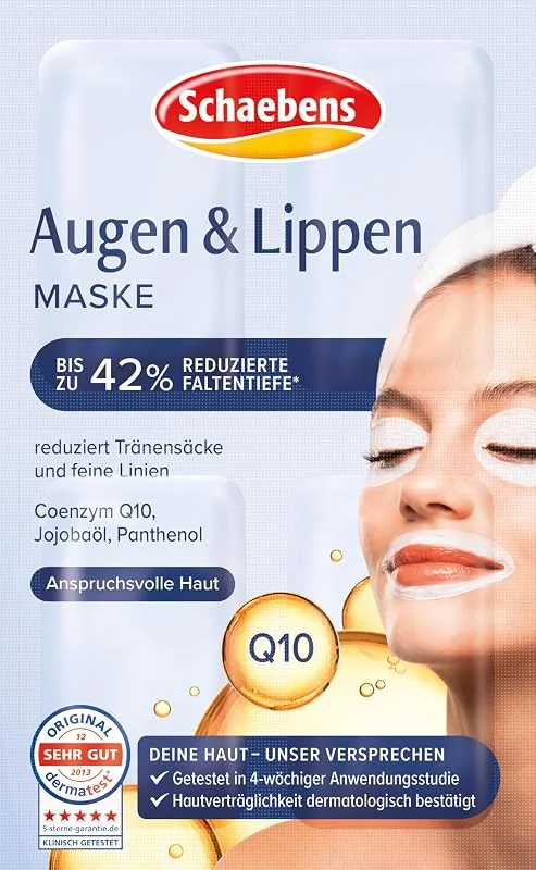 Le masque pour les yeux et les lèvres de Schaeben réduit les rides, lisse et — Soin de la peau