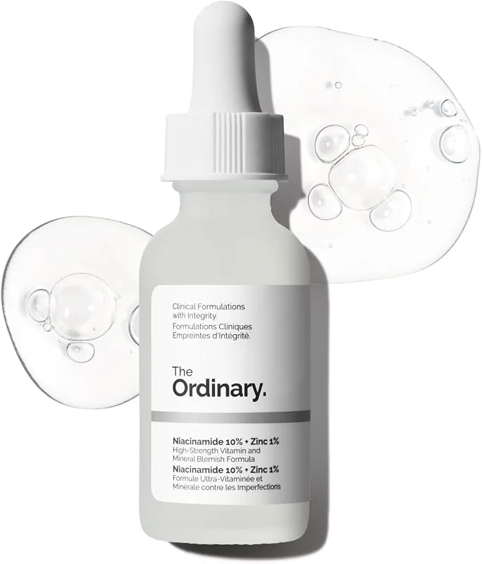The Ordinary Niacinamide 10% + Zinc 1%, Brightening & Smoothing Serum for (30ml) — Soin de la peau