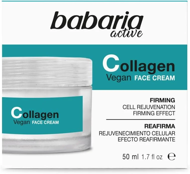 Babaria - Crème Visage au Collagène Végétal, Anti-rides et Raffermissante (30 ml) — Soin de la peau